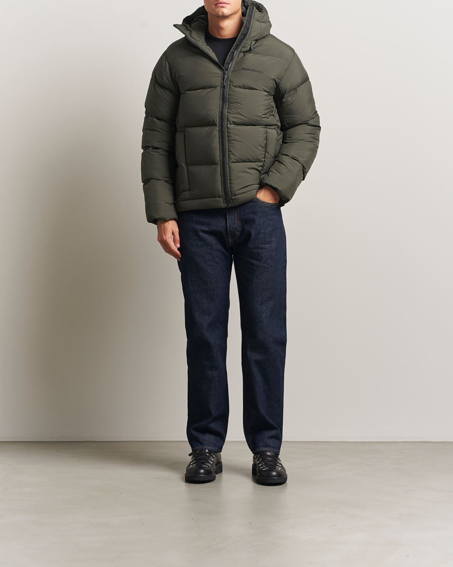 Herr | Jackor | Peak Performance | Rivel Down Hooded Jacket Olive Extreme