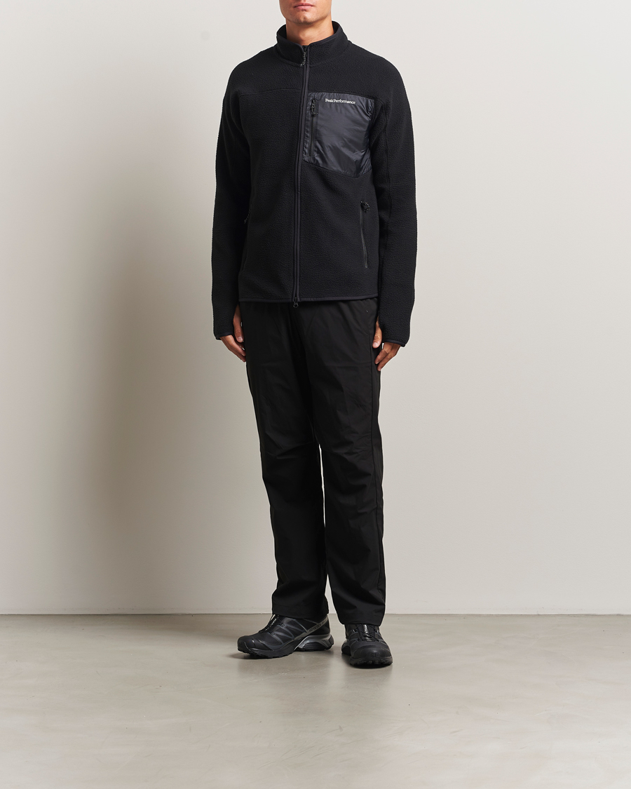 Herr | Tröjor | Peak Performance | Pile Full Zip Black