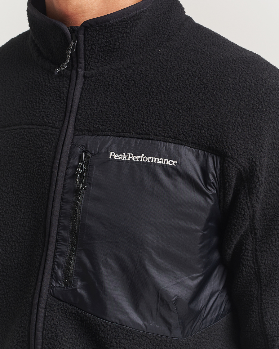 Herr | Tröjor | Peak Performance | Pile Full Zip Black