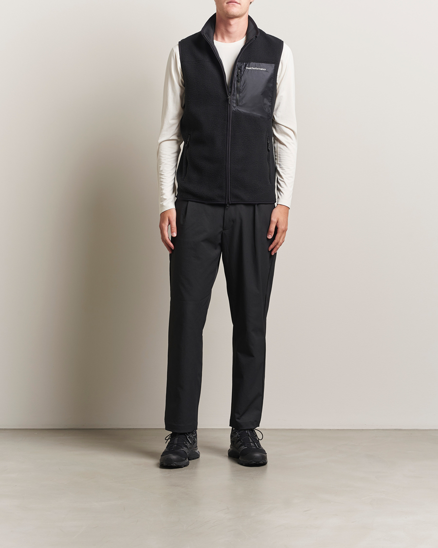 Herr | Tröjor | Peak Performance | Pile Vest Black