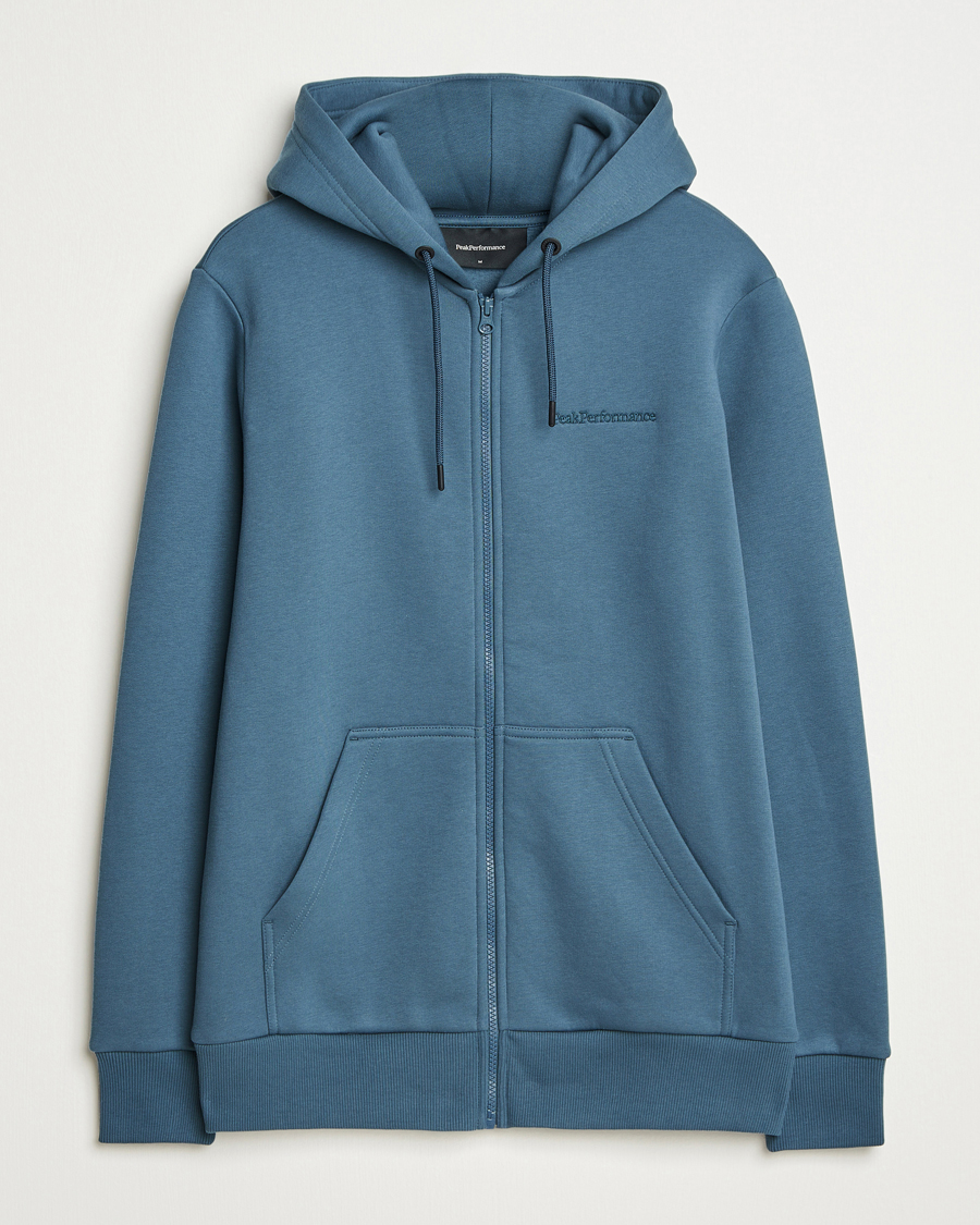 Herr | Tröjor | Peak Performance | Original Full Zip Hoodie Mountain Lake