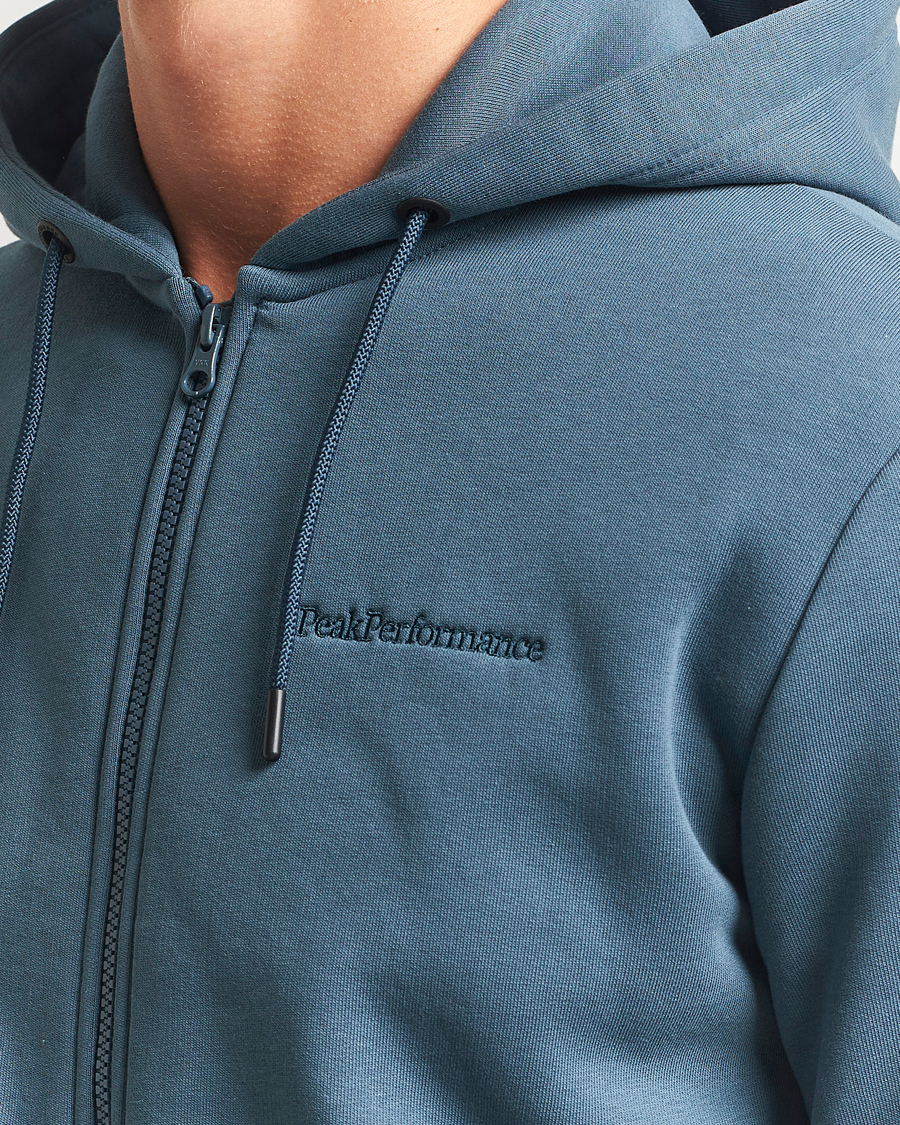 Herr | Tröjor | Peak Performance | Original Full Zip Hoodie Mountain Lake