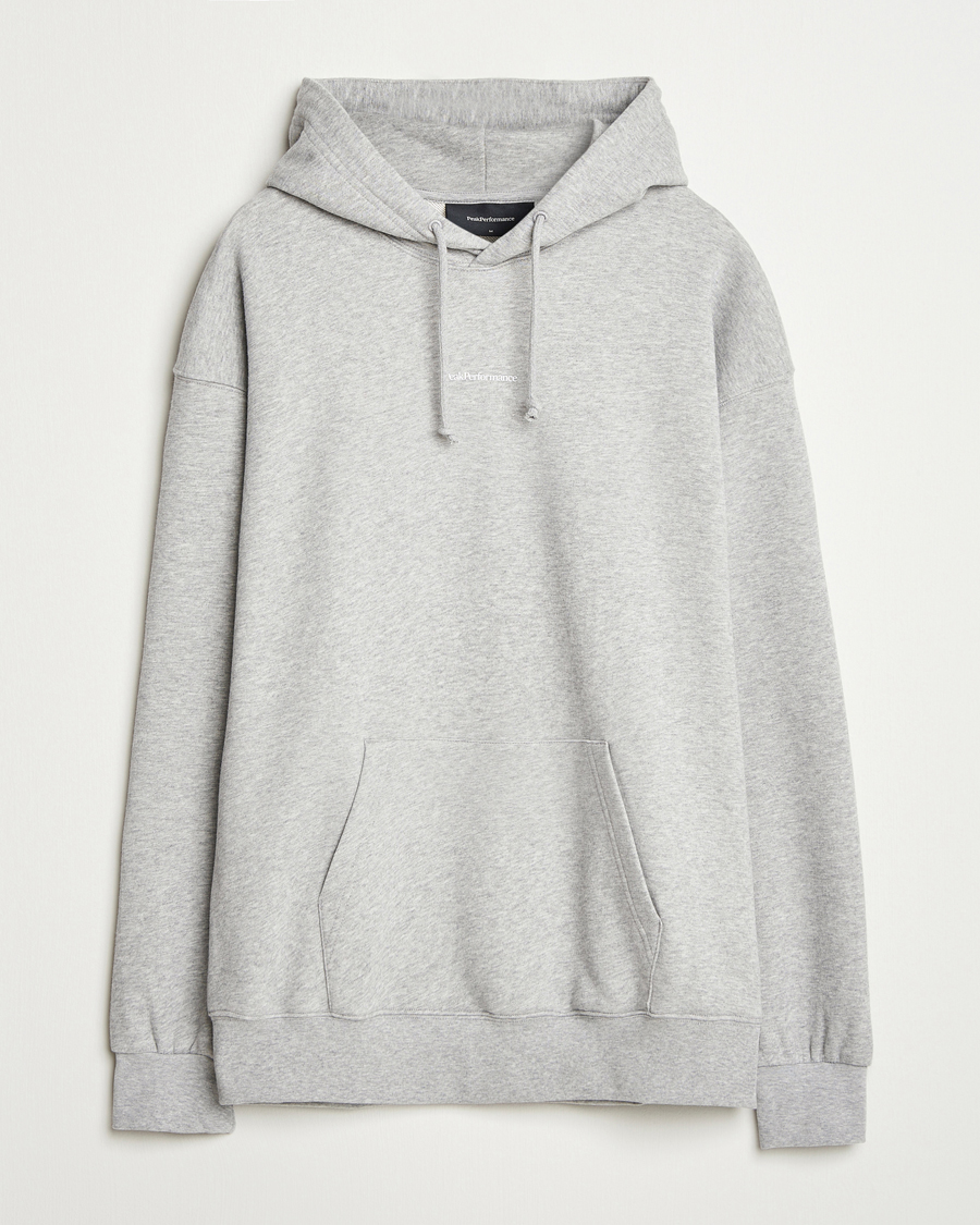 Herr | Tröjor | Peak Performance | Original Terry Hoodie Grey Melange