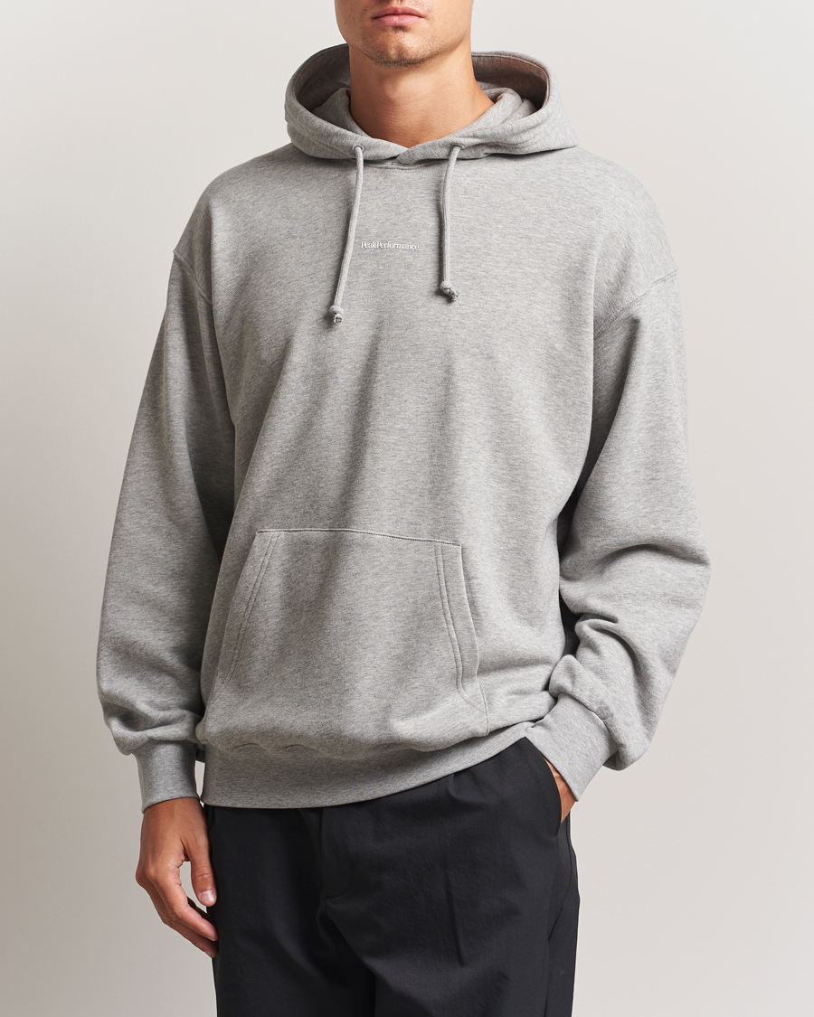 Herr | Tröjor | Peak Performance | Original Terry Hoodie Grey Melange