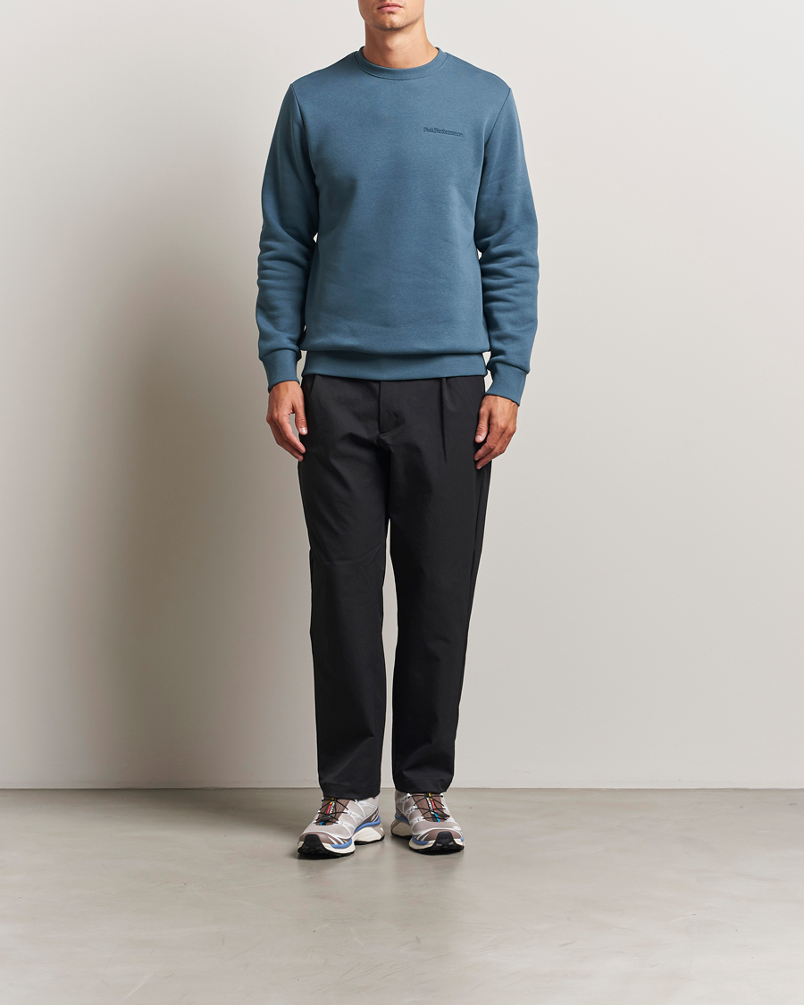 Herr | Tröjor | Peak Performance | Original Crew Neck Sweatshirt Mountain Lake