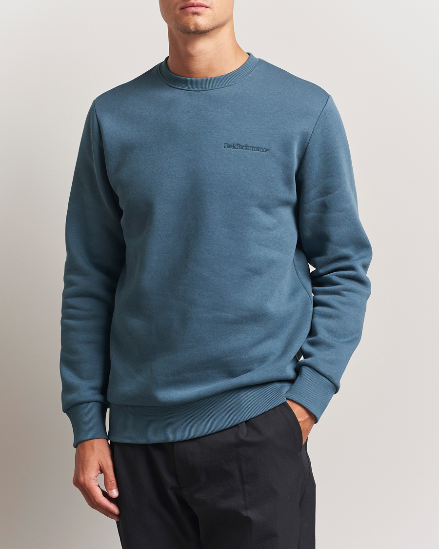 Herr | Tröjor | Peak Performance | Original Crew Neck Sweatshirt Mountain Lake