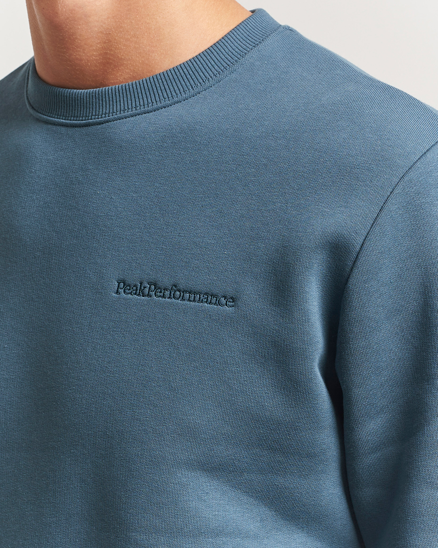 Herr | Tröjor | Peak Performance | Original Crew Neck Sweatshirt Mountain Lake