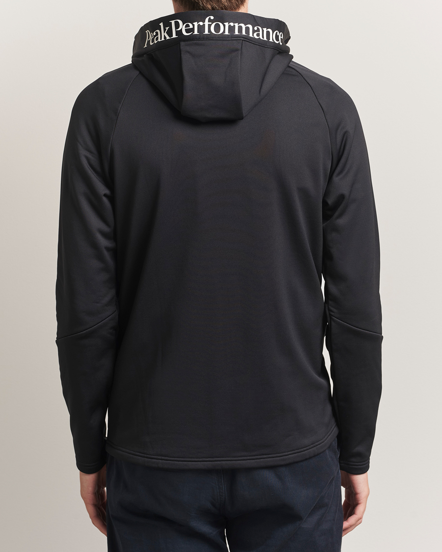 Herr | Tröjor | Peak Performance | Rider Hooded Full Zip Black