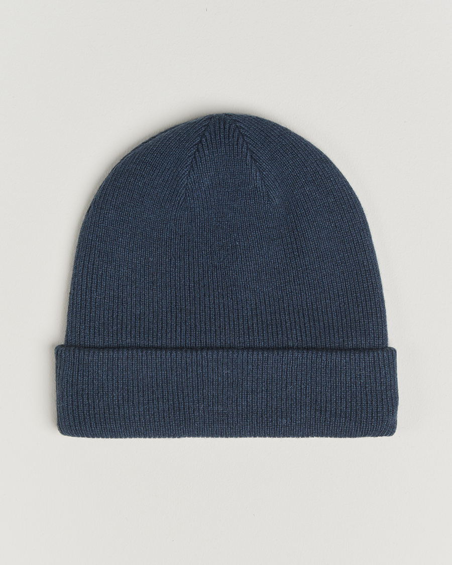 Herr | Mössor | Samsøe Samsøe | The Wool Beanie Midnight Navy