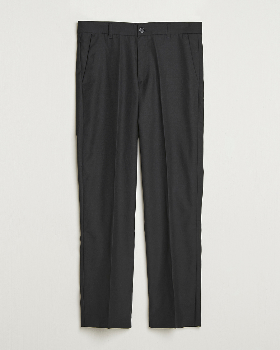 Herr | Byxor | Samsøe Samsøe | Noah Pleated Trousers Black