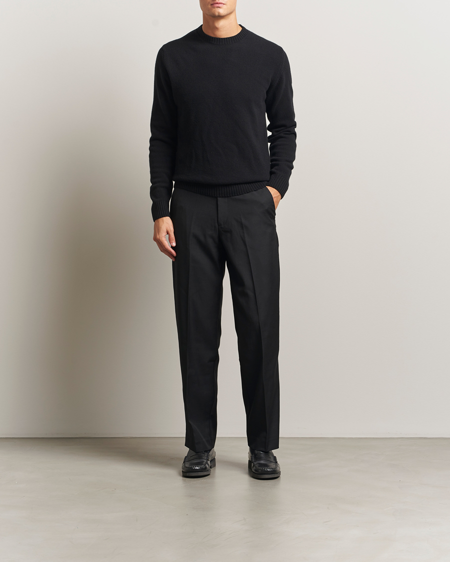 Herr | Byxor | Samsøe Samsøe | Noah Pleated Trousers Black