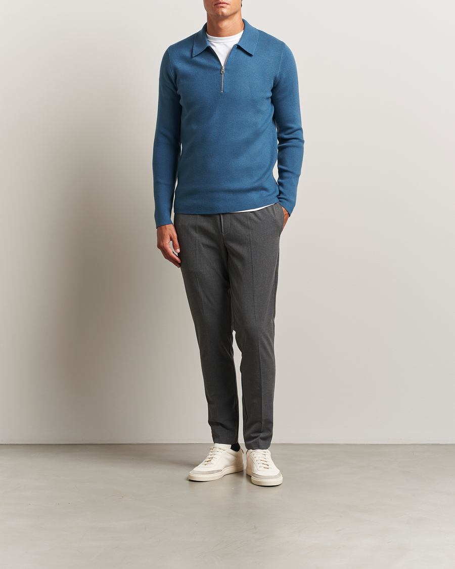Herr | Byxor | Samsøe Samsøe | Smithy Drawstring Trousers Dark Grey Melange