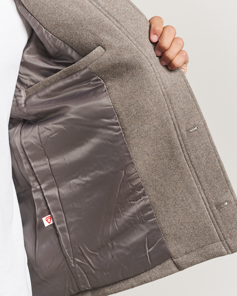 Herr | Jackor | Samsøe Samsøe | Pally Padded Shirt Jacket Elephant Skin