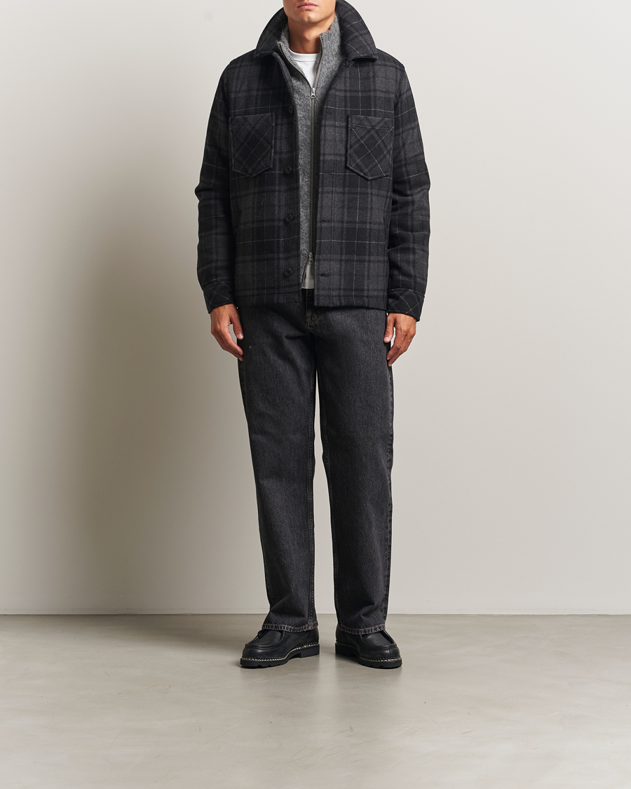 Herr | Jackor | Samsøe Samsøe | Pally Padded Shirt Jacket Black