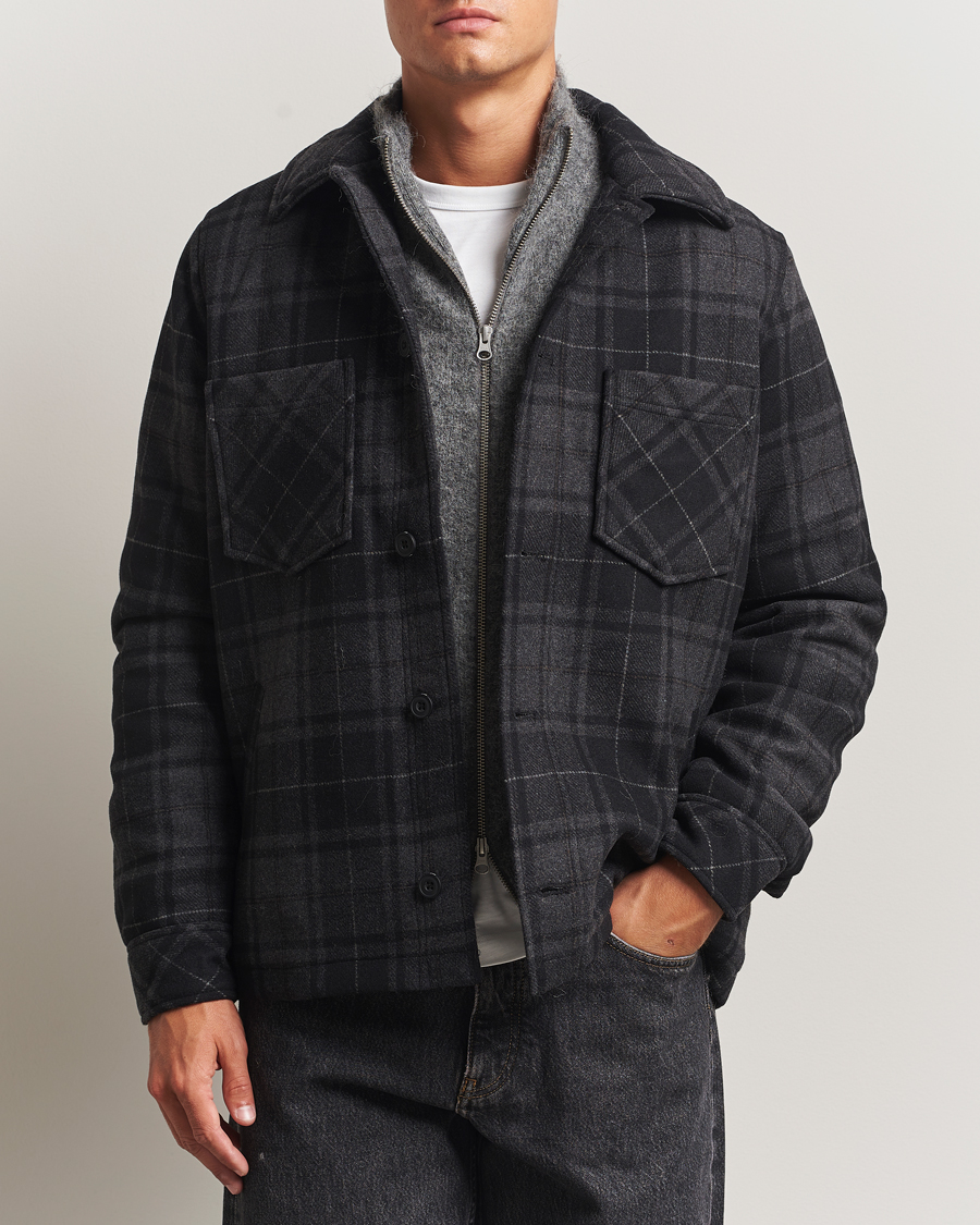 Herr | Jackor | Samsøe Samsøe | Pally Padded Shirt Jacket Black