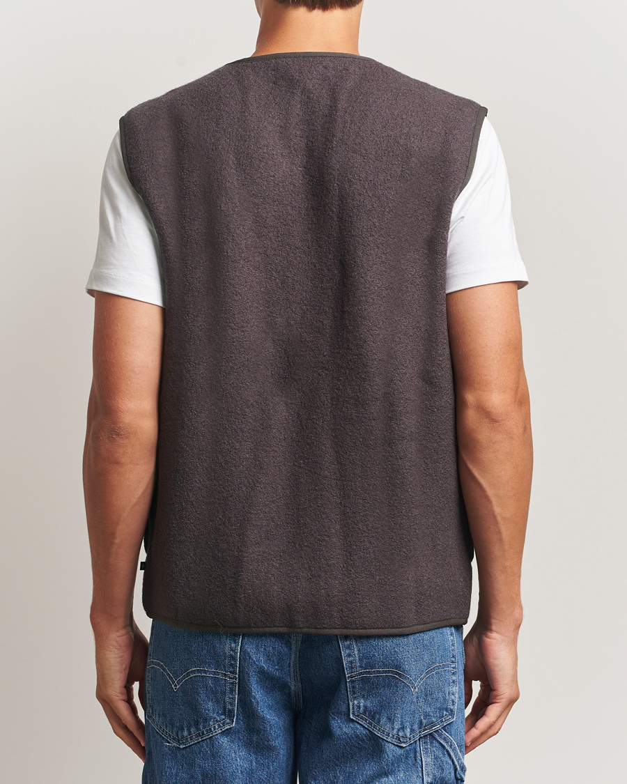 Herr | Jackor | Samsøe Samsøe | Hannes Boiled Wool Vest Turkish Coffee