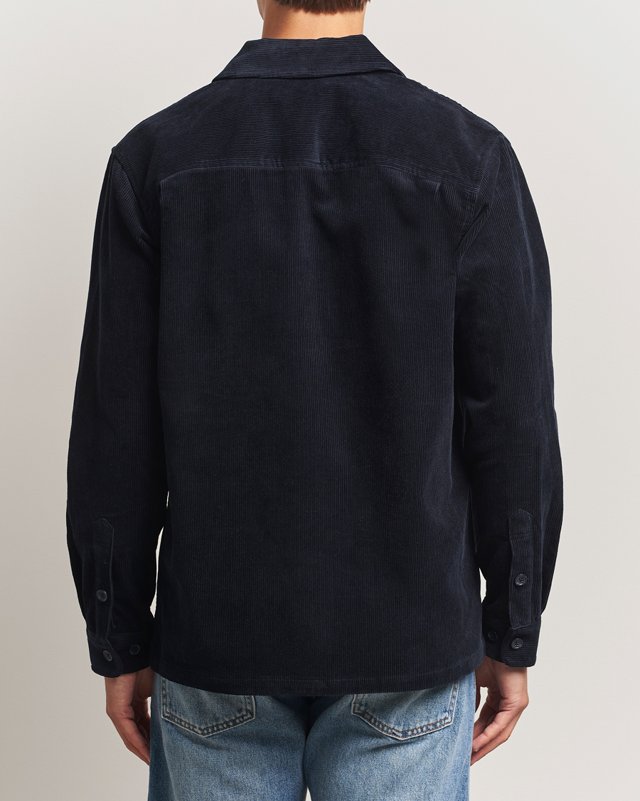 Herr | Skjortor | Samsøe Samsøe | Damon Corduroy Overshirt Salute Navy