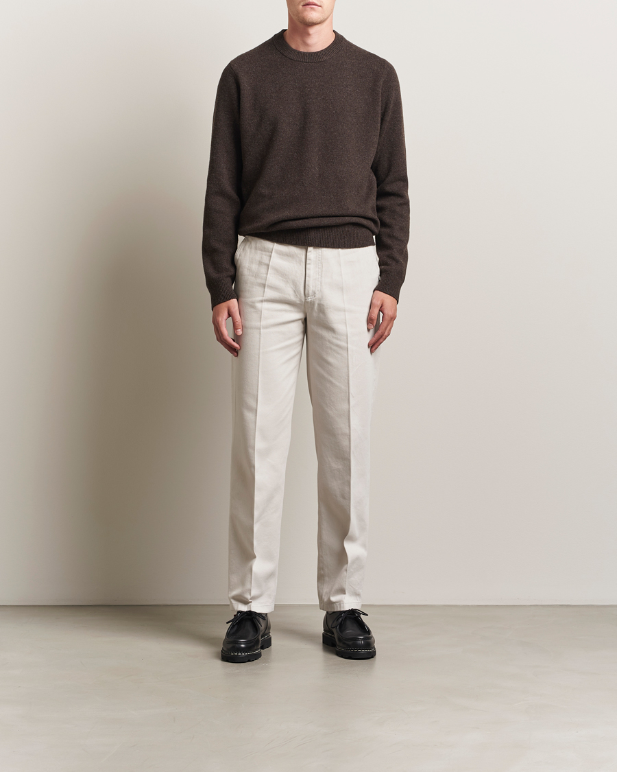 Herr | Tröjor | Samsøe Samsøe | Isak Knitted Crew Neck Turkish Coffee