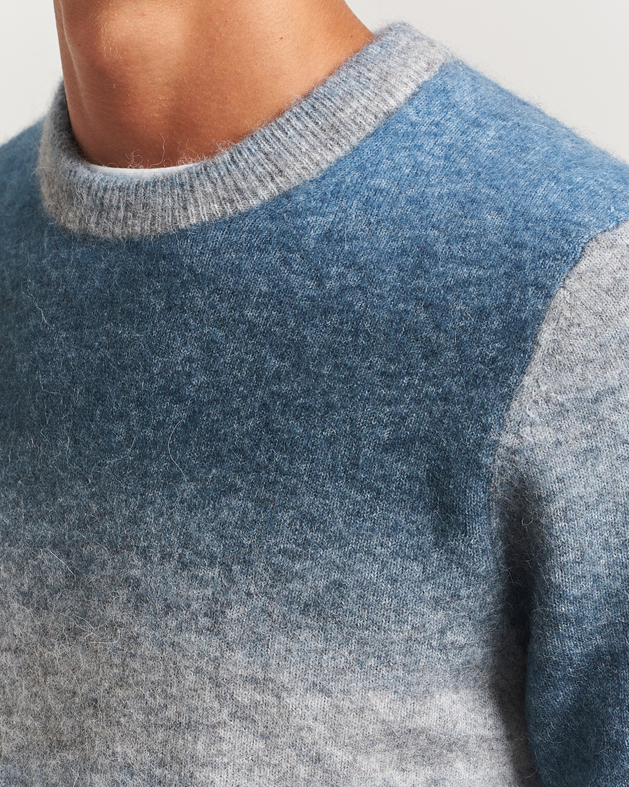 Herr | Tröjor | Samsøe Samsøe | Aiden Wool/Alpaca Striped Crew Neck Stellar Multi