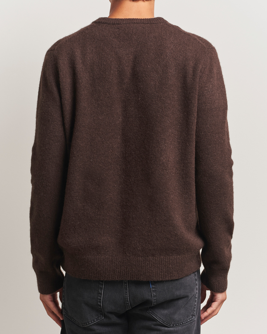 Herr | Tröjor | Samsøe Samsøe | Freddy Yak Crew Neck Sweater Black Coffee