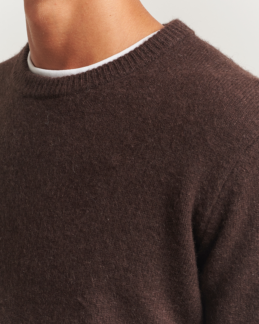 Herr | Tröjor | Samsøe Samsøe | Freddy Yak Crew Neck Sweater Black Coffee