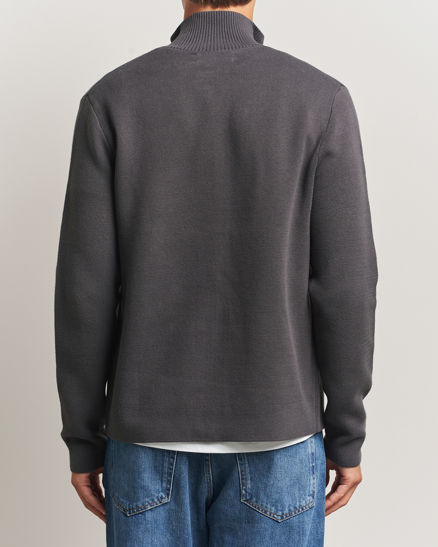 Herr | Tröjor | Samsøe Samsøe | Niklas Full Zip Black Oyster