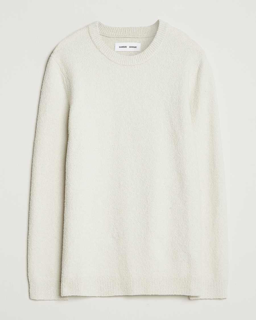 Herr | Tröjor | Samsøe Samsøe | Nino Knitted Sweater Silver Birch