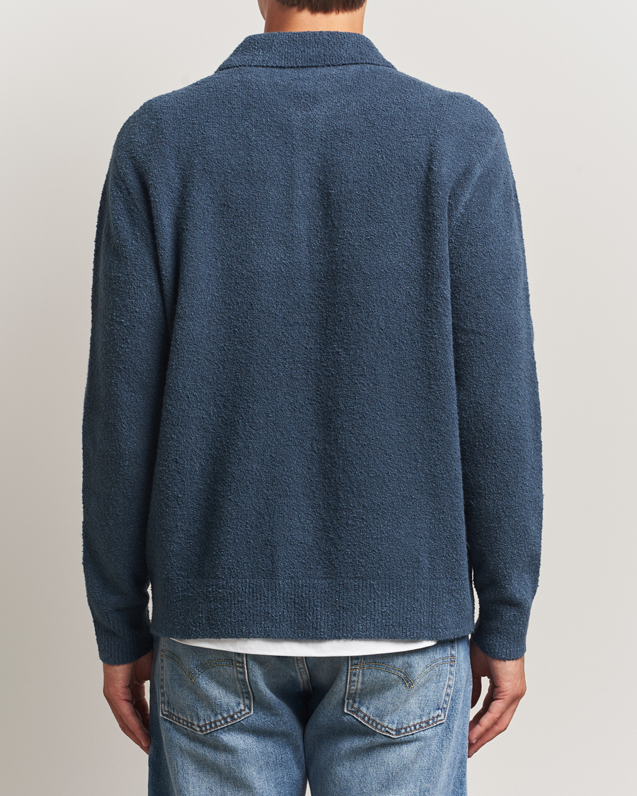 Herr | Tröjor | Samsøe Samsøe | Nino Knitted Polo Midnight Navy