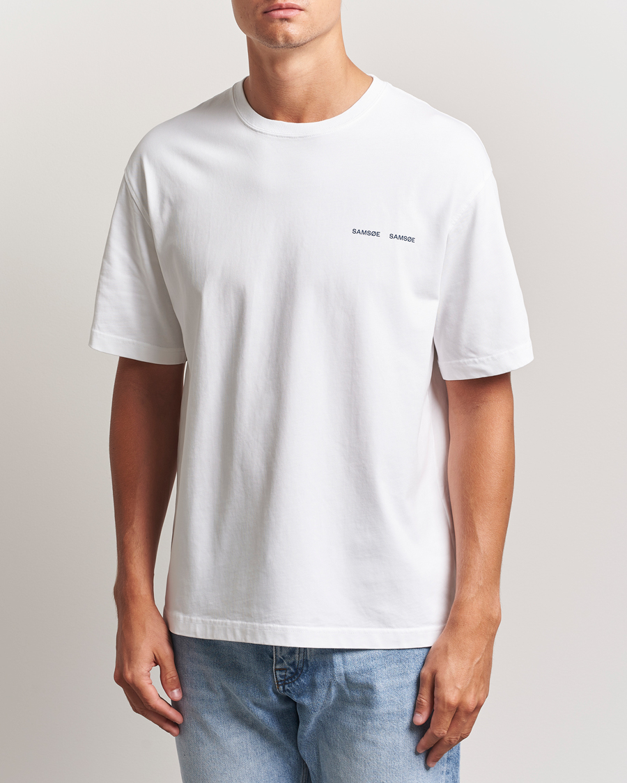 Herr | T-Shirts | Samsøe Samsøe | Florian To Connect Printed T-Shirt White
