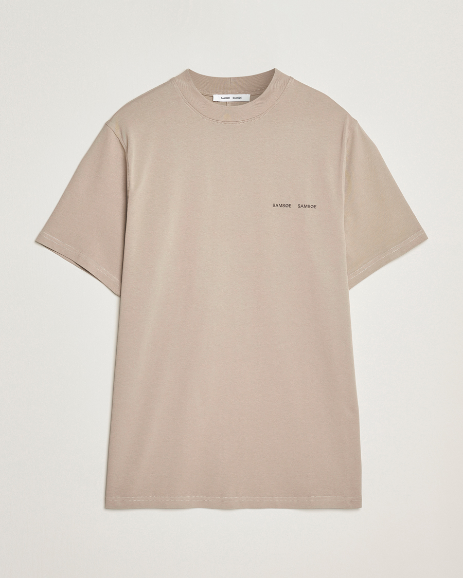 Herr | T-Shirts | Samsøe Samsøe | Norsbro Crew Neck T-Shirt Elephant Skin