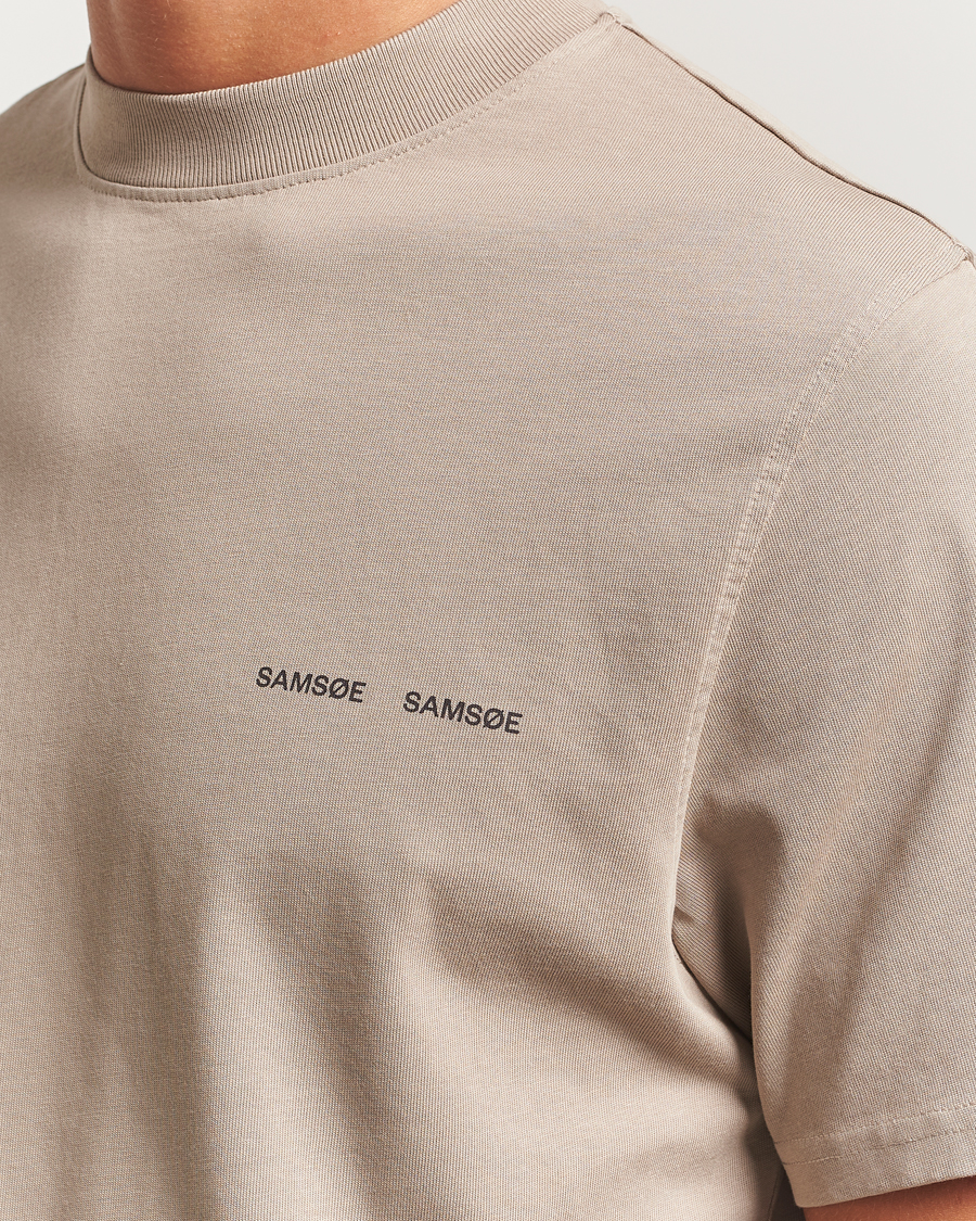 Herr | T-Shirts | Samsøe Samsøe | Norsbro Crew Neck T-Shirt Elephant Skin