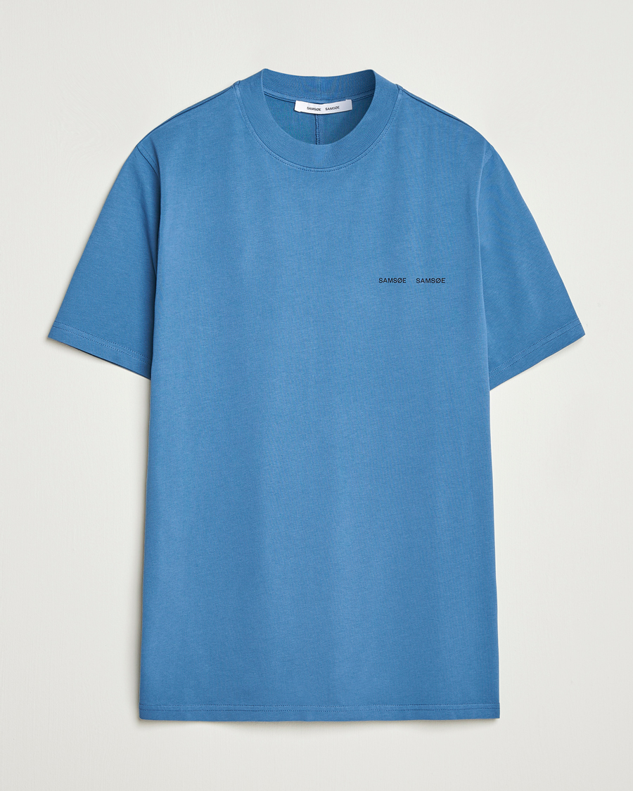 Herr | T-Shirts | Samsøe Samsøe | Norsbro Crew Neck T-Shirt Stellar Blue