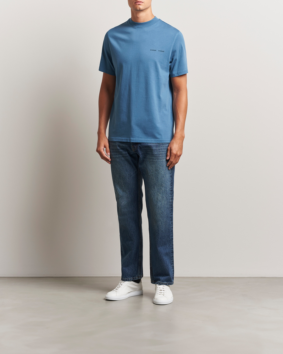 Herr | T-Shirts | Samsøe Samsøe | Norsbro Crew Neck T-Shirt Stellar Blue