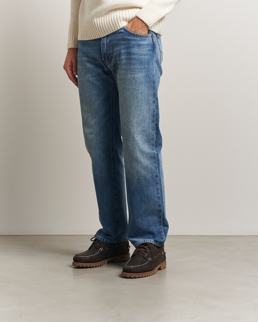 Herr | Loafers | Sebago | Acadia Waxed Suede Loafer Dark Brown