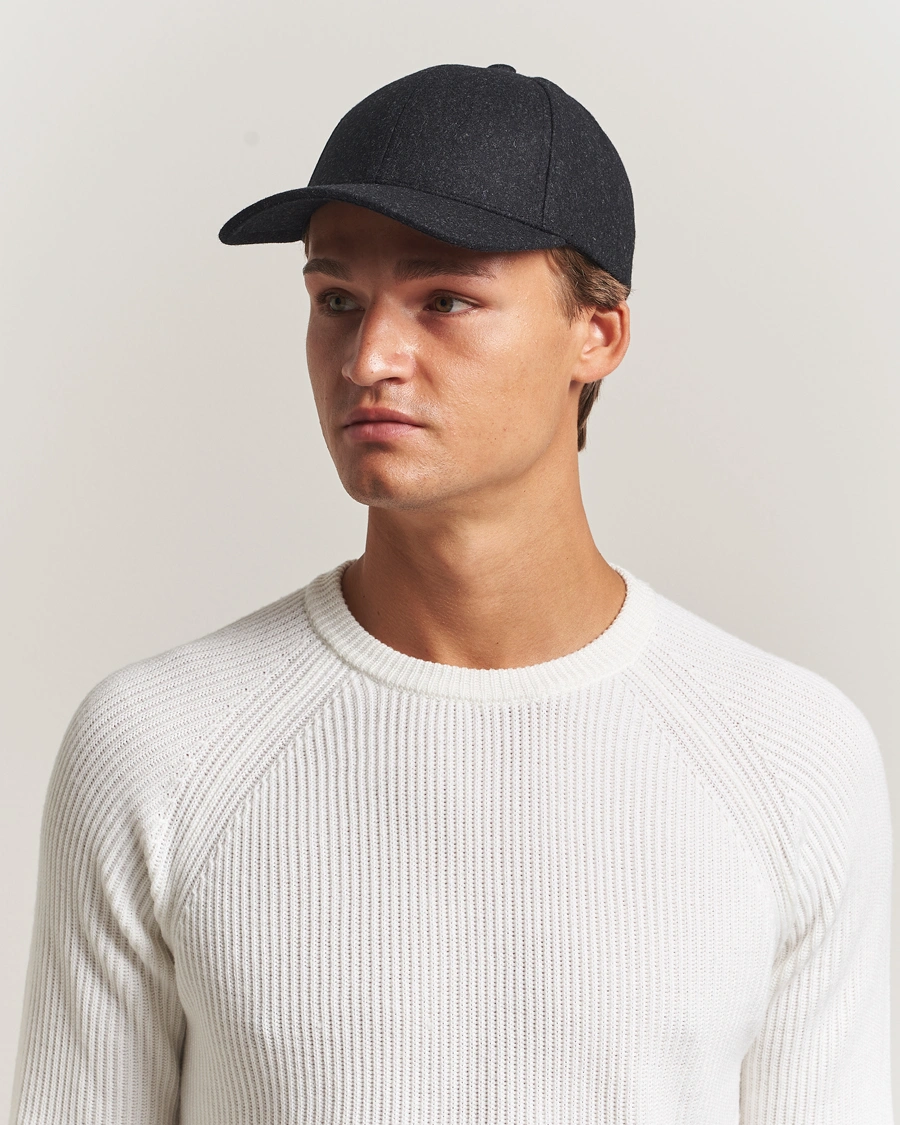 Herr | Hattar & kepsar | Varsity Headwear | Flannel Baseball Cap Jade Black