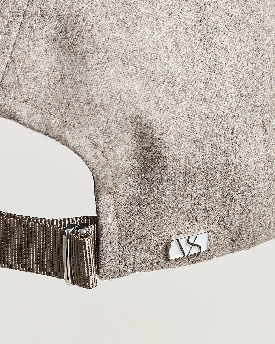 Herr | Hattar & kepsar | Varsity Headwear | Flannel Baseball Cap Umber Beige