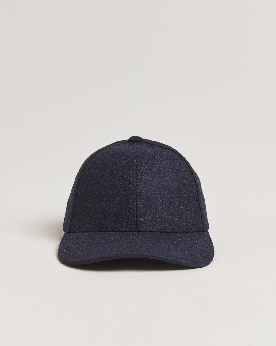 Herr | Hattar & kepsar | Varsity Headwear | Flannel Baseball Cap Dark Navy
