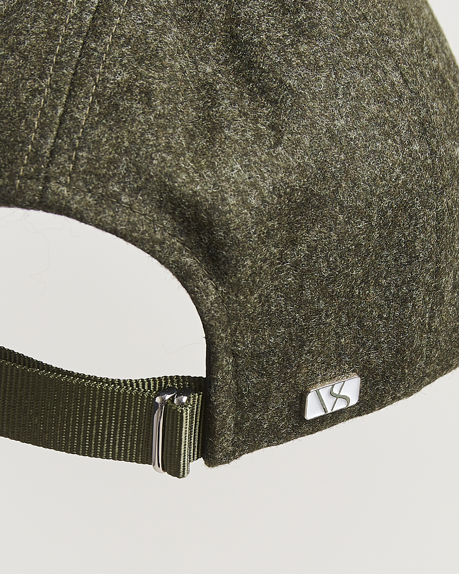 Herr | Hattar & kepsar | Varsity Headwear | Flannel Baseball Cap Forest Green