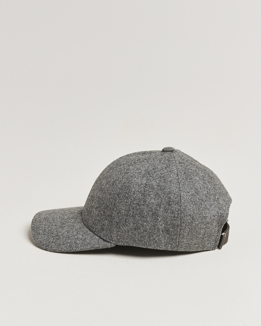 Herr | Hattar & kepsar | Varsity Headwear | Flannel Baseball Cap Granite Grey