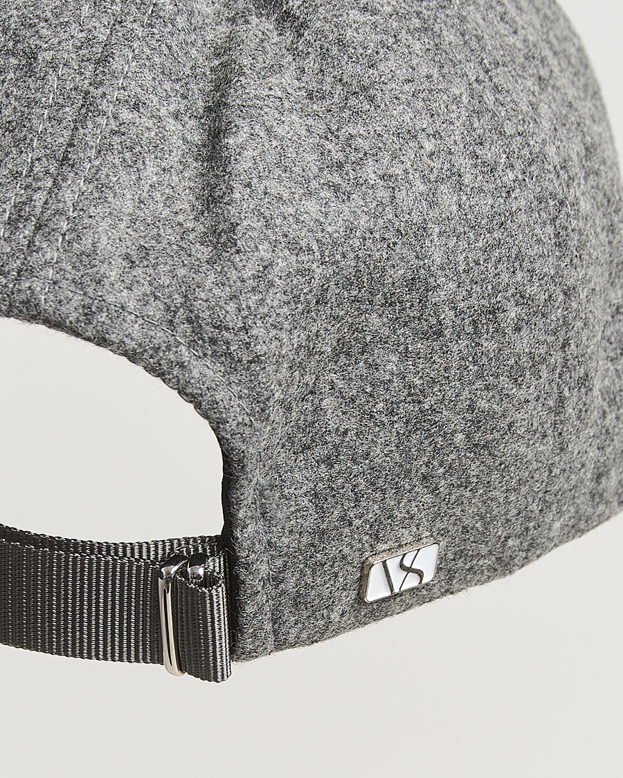 Herr | Hattar & kepsar | Varsity Headwear | Flannel Baseball Cap Granite Grey