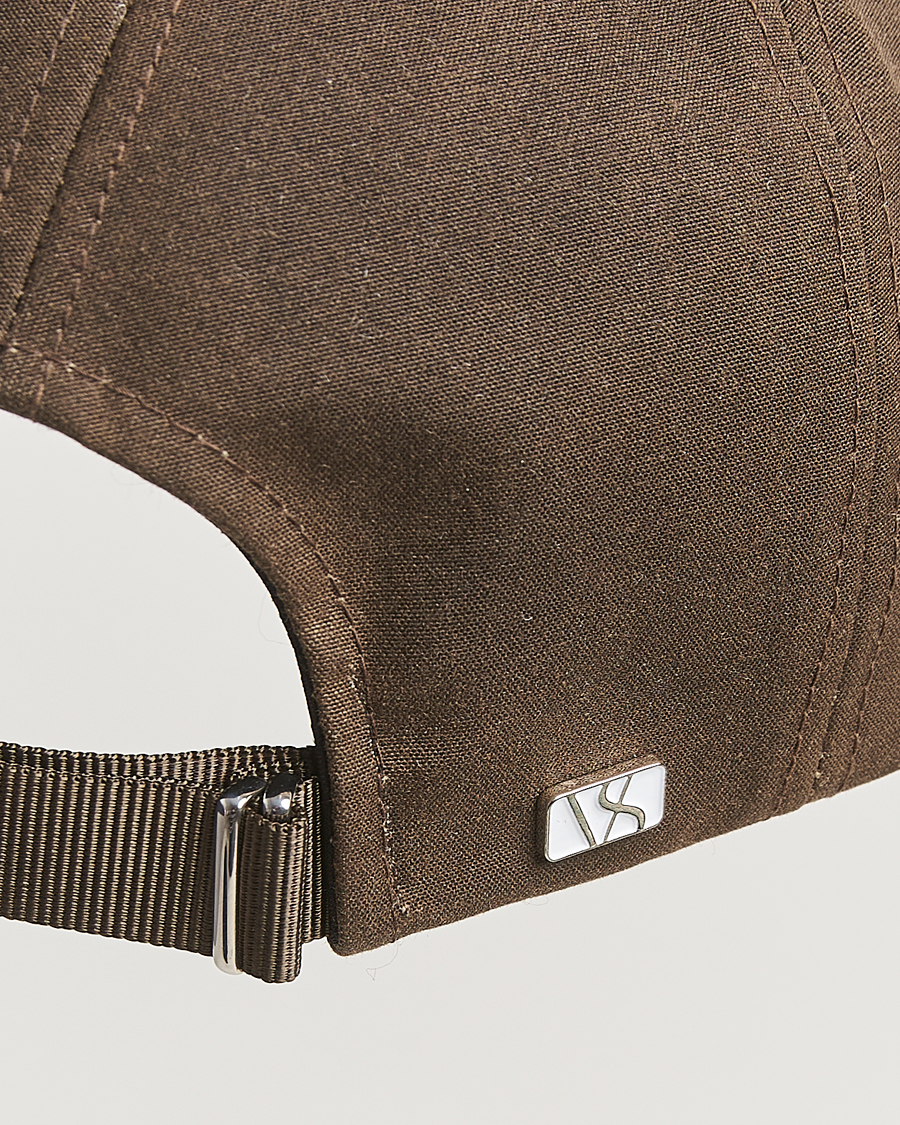 Herr | Hattar & kepsar | Varsity Headwear | Oilskin Baseball Cap Chestnut Brown