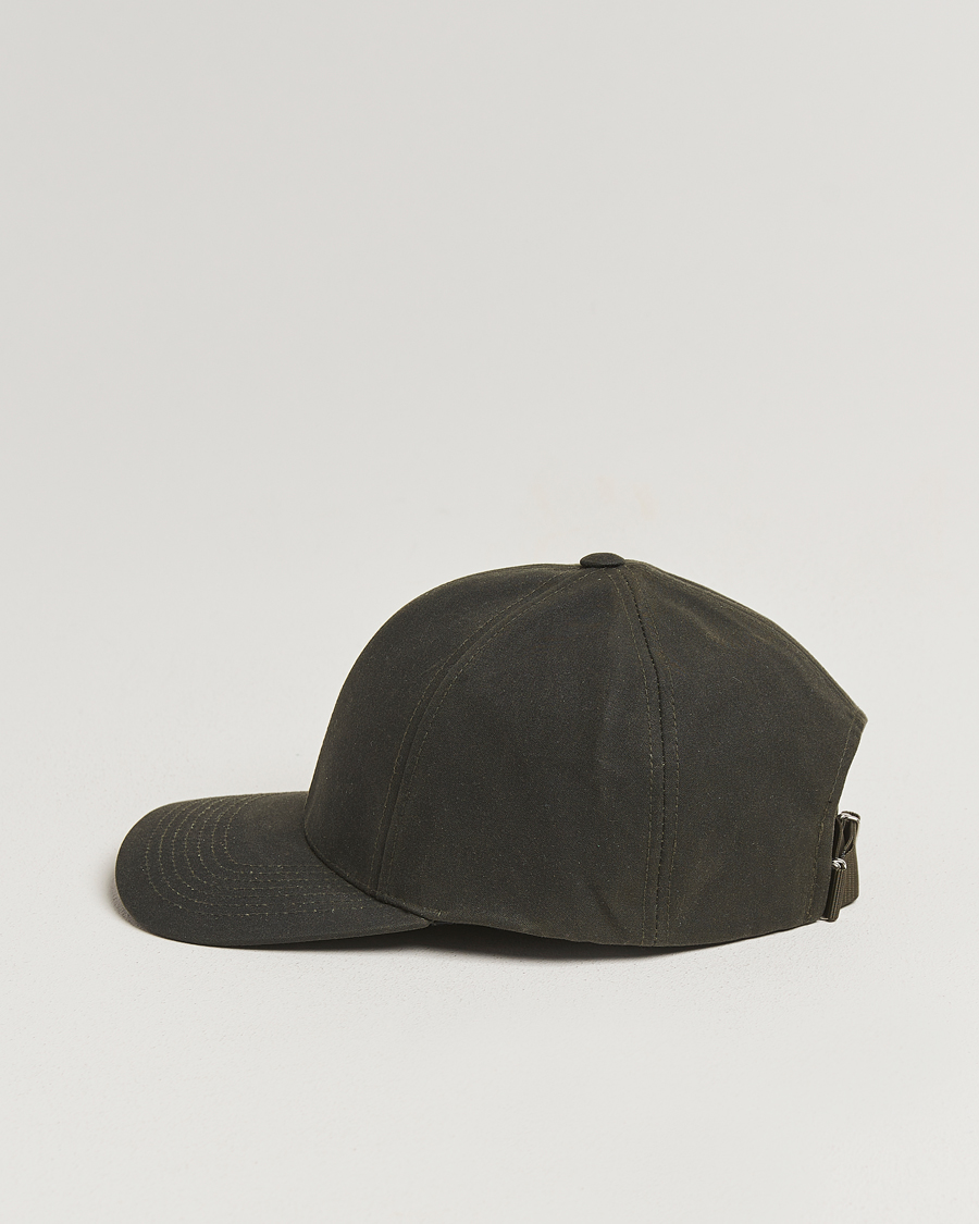 Herr | Hattar & kepsar | Varsity Headwear | Oilskin Baseball Cap Ivy Green