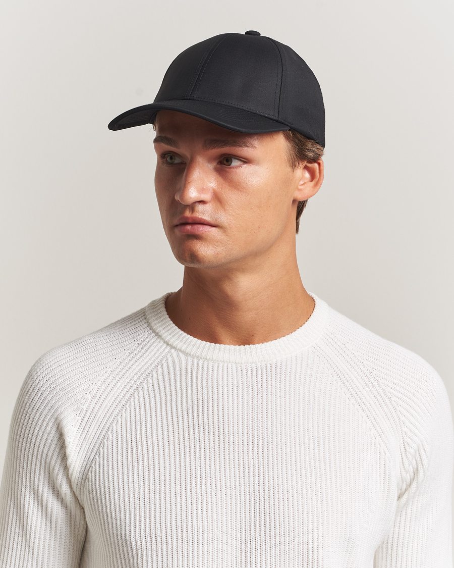 Herr | Hattar & kepsar | Varsity Headwear | Wool Tech Baseball Cap Black