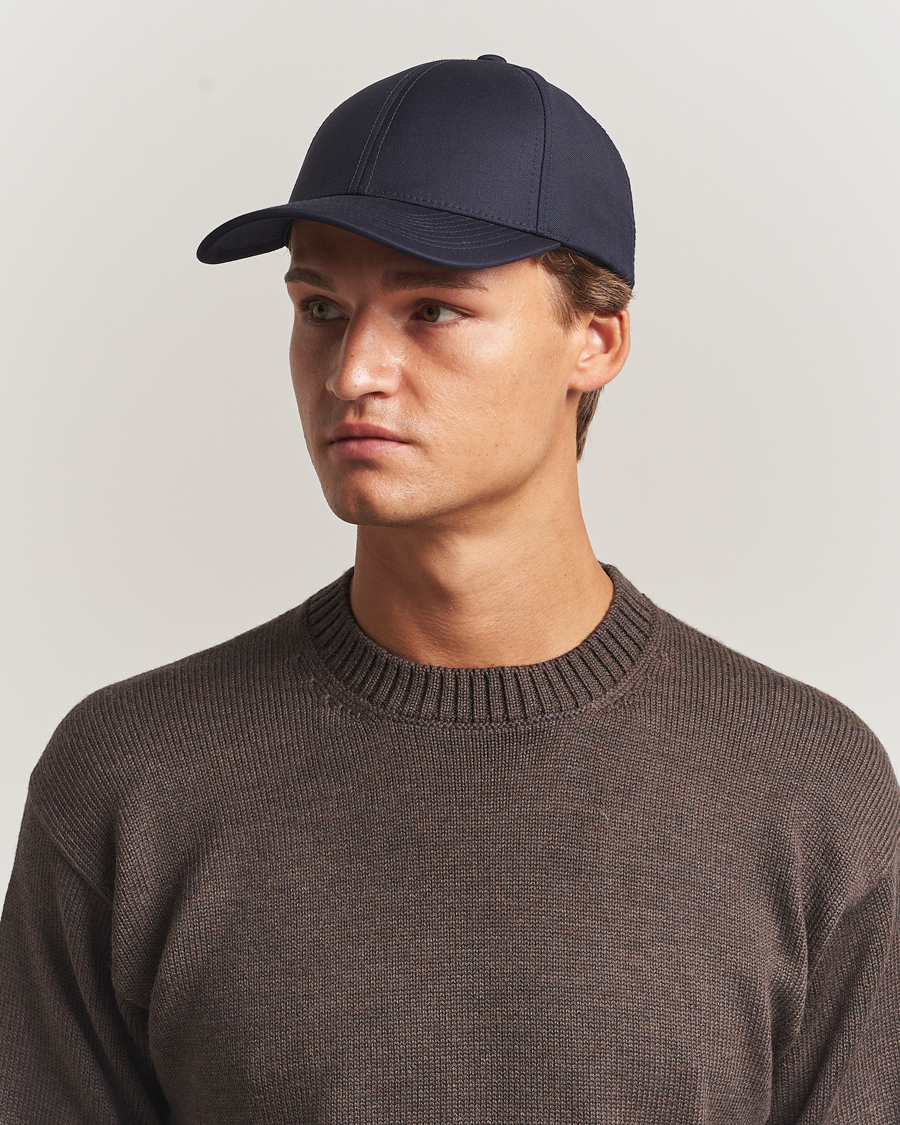 Herr | Hattar & kepsar | Varsity Headwear | Wool Tech Baseball Cap Navy