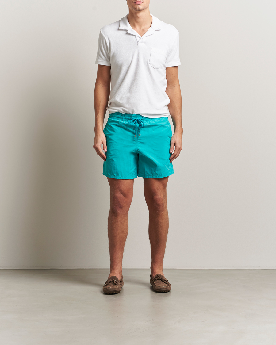Herr | Badbyxor | Vilebrequin | Moorea Aquareactive Swim Shorts Vert Disco
