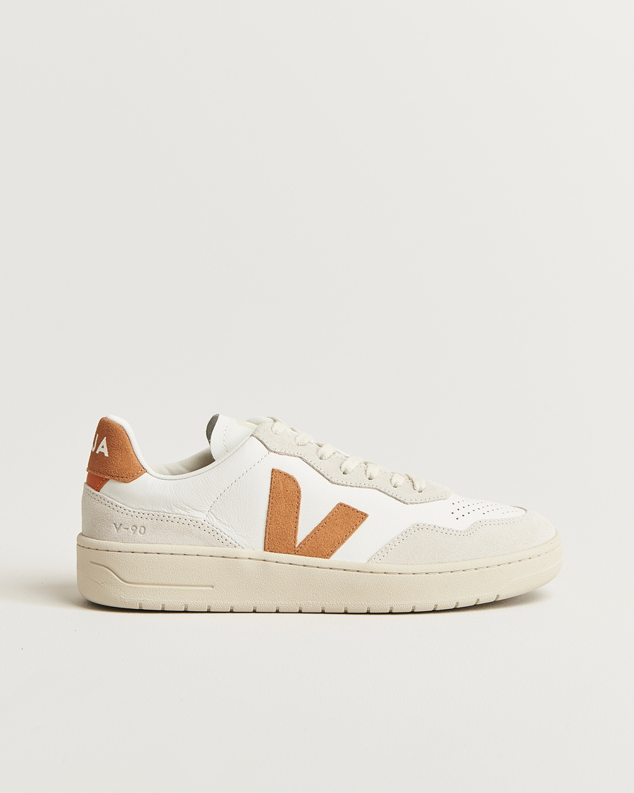 Herr | Sneakers | Veja | V-90 Sneaker Extra White/Umber