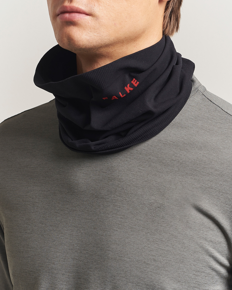 Herr | Halsdukar | Falke Sport | Training Scarf Black