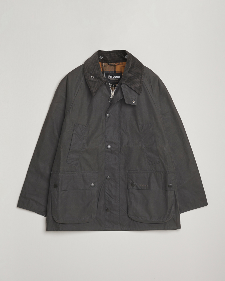 Herr | Jackor | Barbour Heritage | Oversize Bedale Wax Jacket Grey