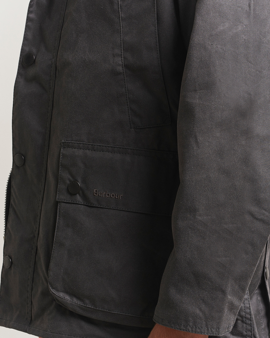 Herr | Jackor | Barbour Heritage | Oversize Bedale Wax Jacket Grey