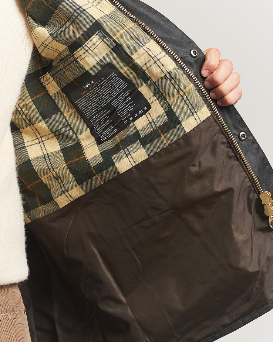 Herr | Jackor | Barbour Heritage | Oversize Bedale Wax Jacket Sage